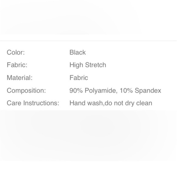 Black Faux Leather Skirt and Rhinestone Fishnet Tights Bundle - Picture 12 of 13